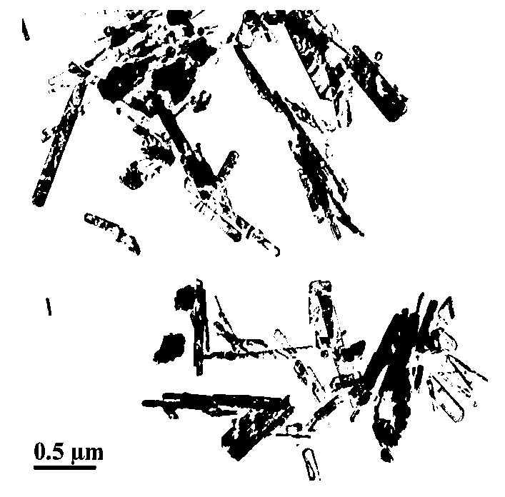 Method for preparing steady phase-A vanadium dioxide nanorod