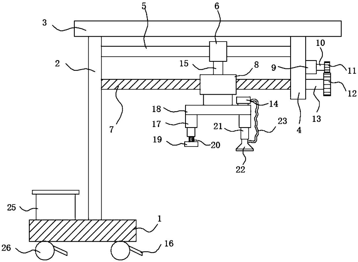 Auxiliary brick paving device used for building construction