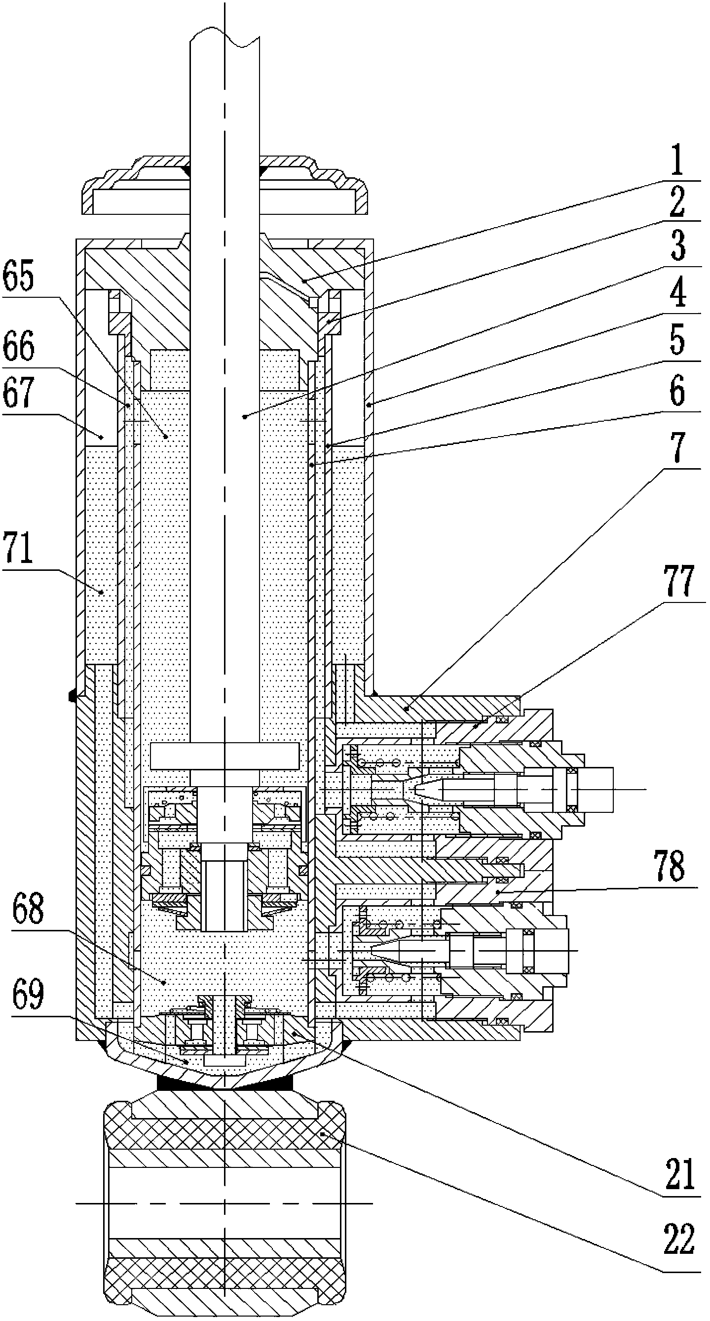 High/low speed bidirectional damping adjustable mechanical damper