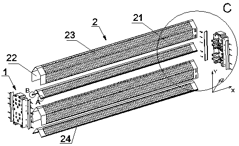 Load-shedding sound barrier unit board