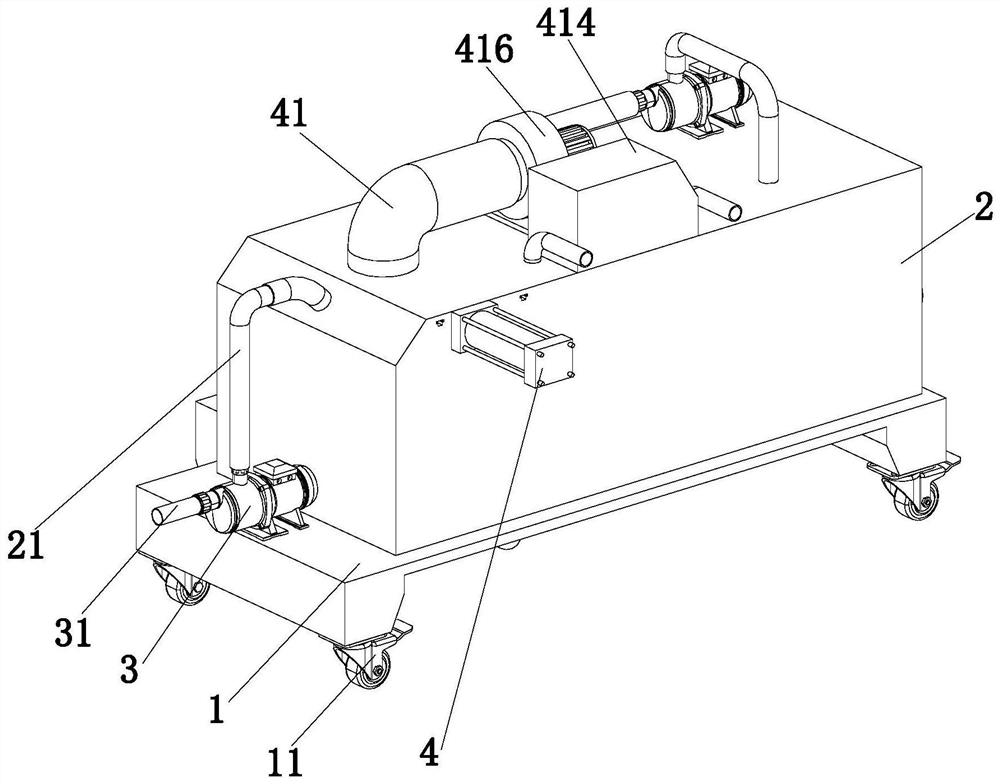 Hospital sludge purification treatment equipment