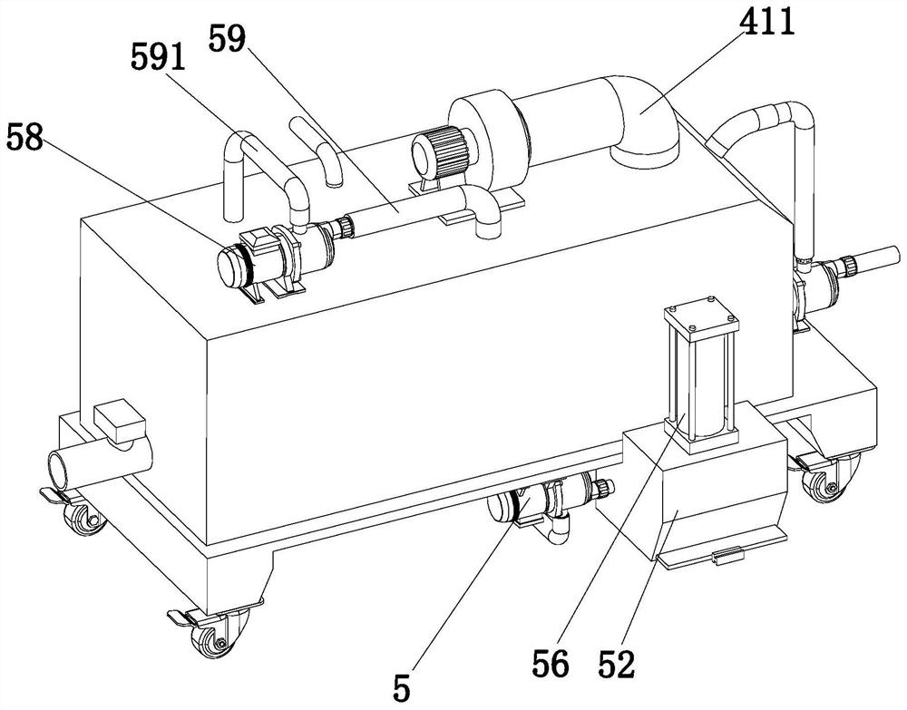 Hospital sludge purification treatment equipment