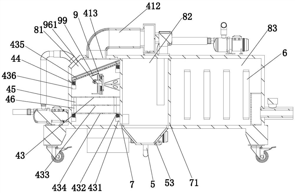 Hospital sludge purification treatment equipment