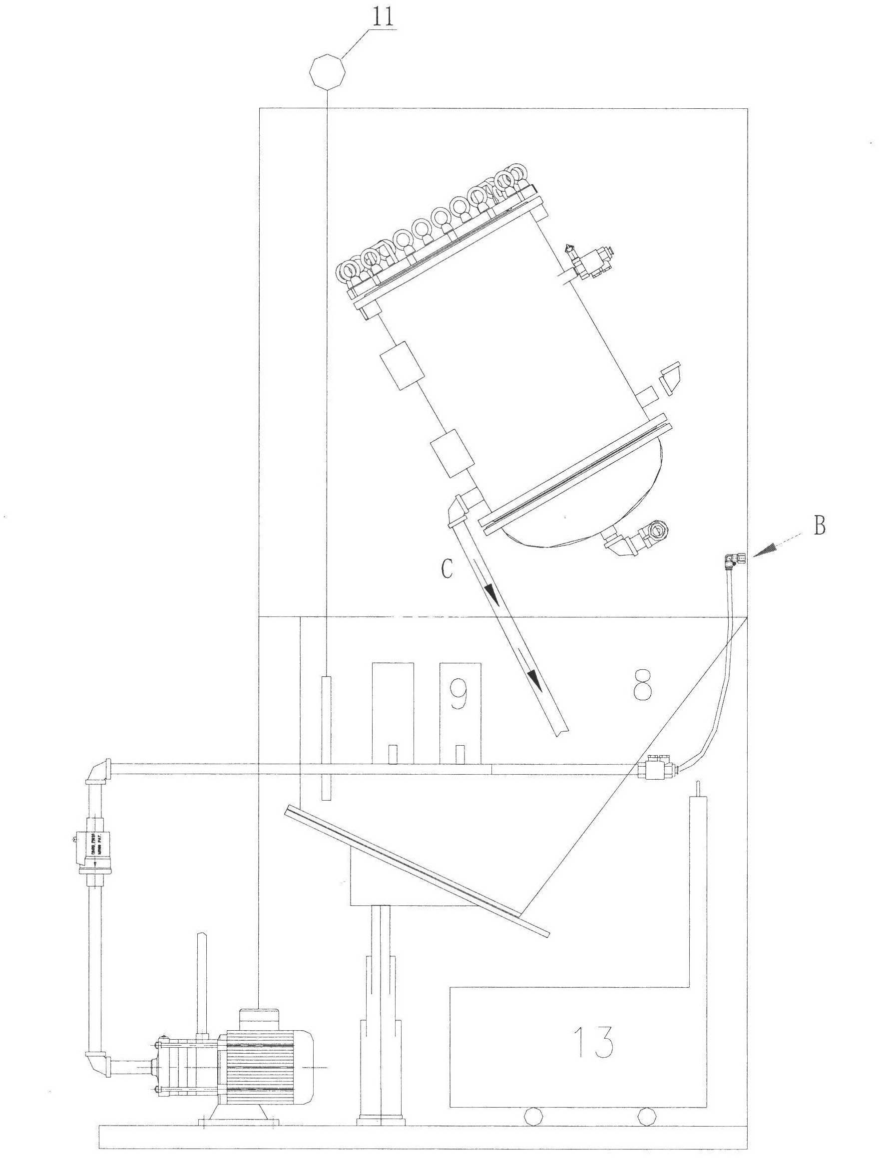 Modular constant-temperature multi-filter cylinder oil mist purifying and deslagging filtration system