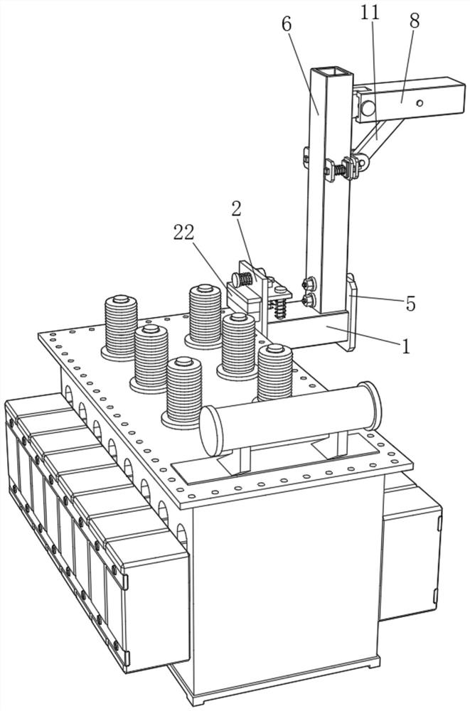 Anti-high-falling safety protection tool for 35kV main transformer maintenance