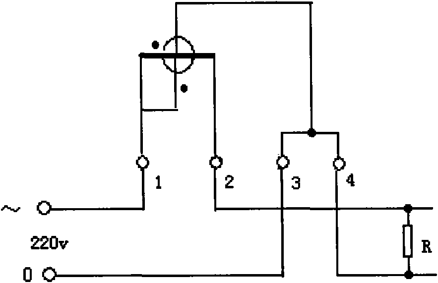 Single-phase three-in electric energy meter for resisting technical electricity larceny