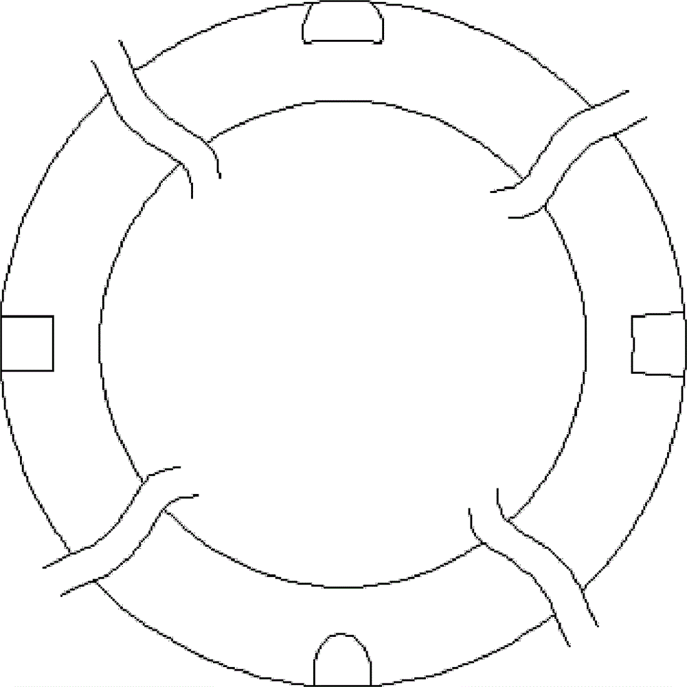 Profiled groove end surface non-contact mechanical seal with backflow function