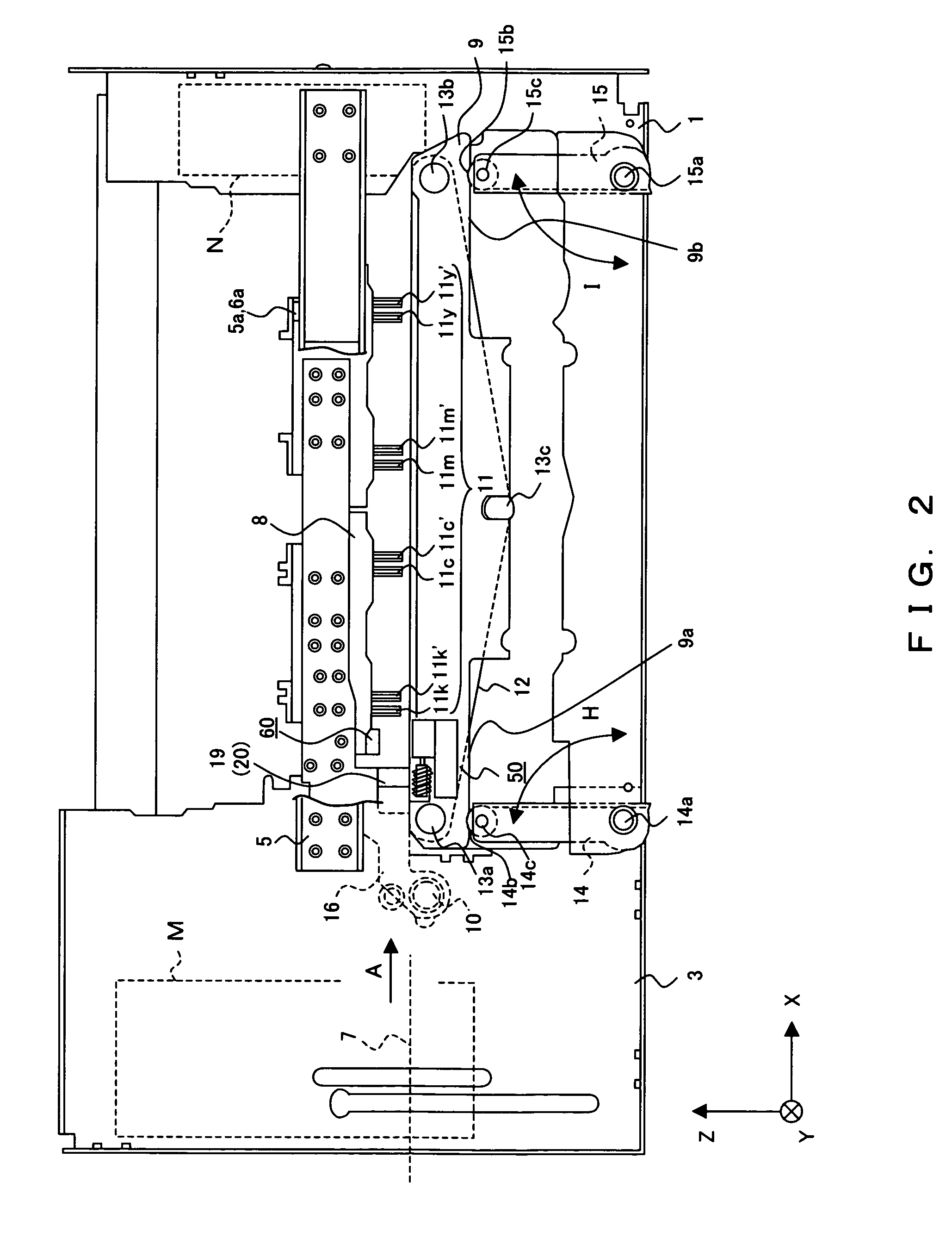 Image forming apparatus having position detection mechanism