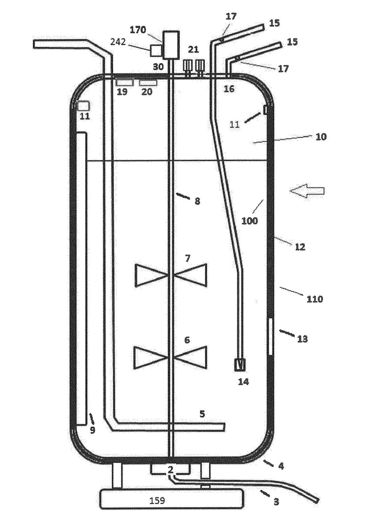 Bioreactor With Higher Agitation Rates