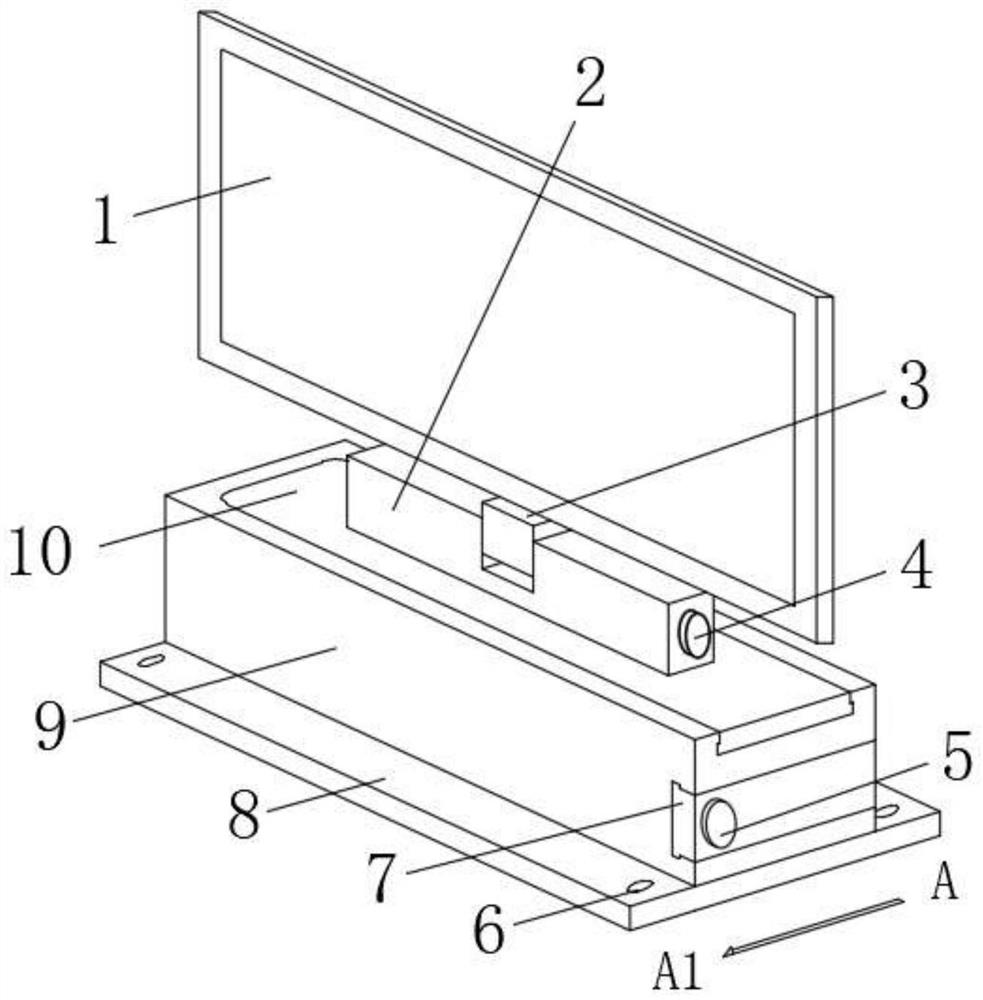 Mounting structure and method of outdoor billboard