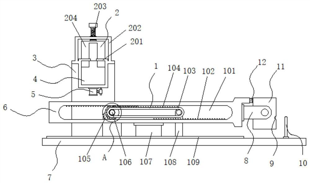 Equivalent feeding and dumping device capable of adjusting conveying capacity