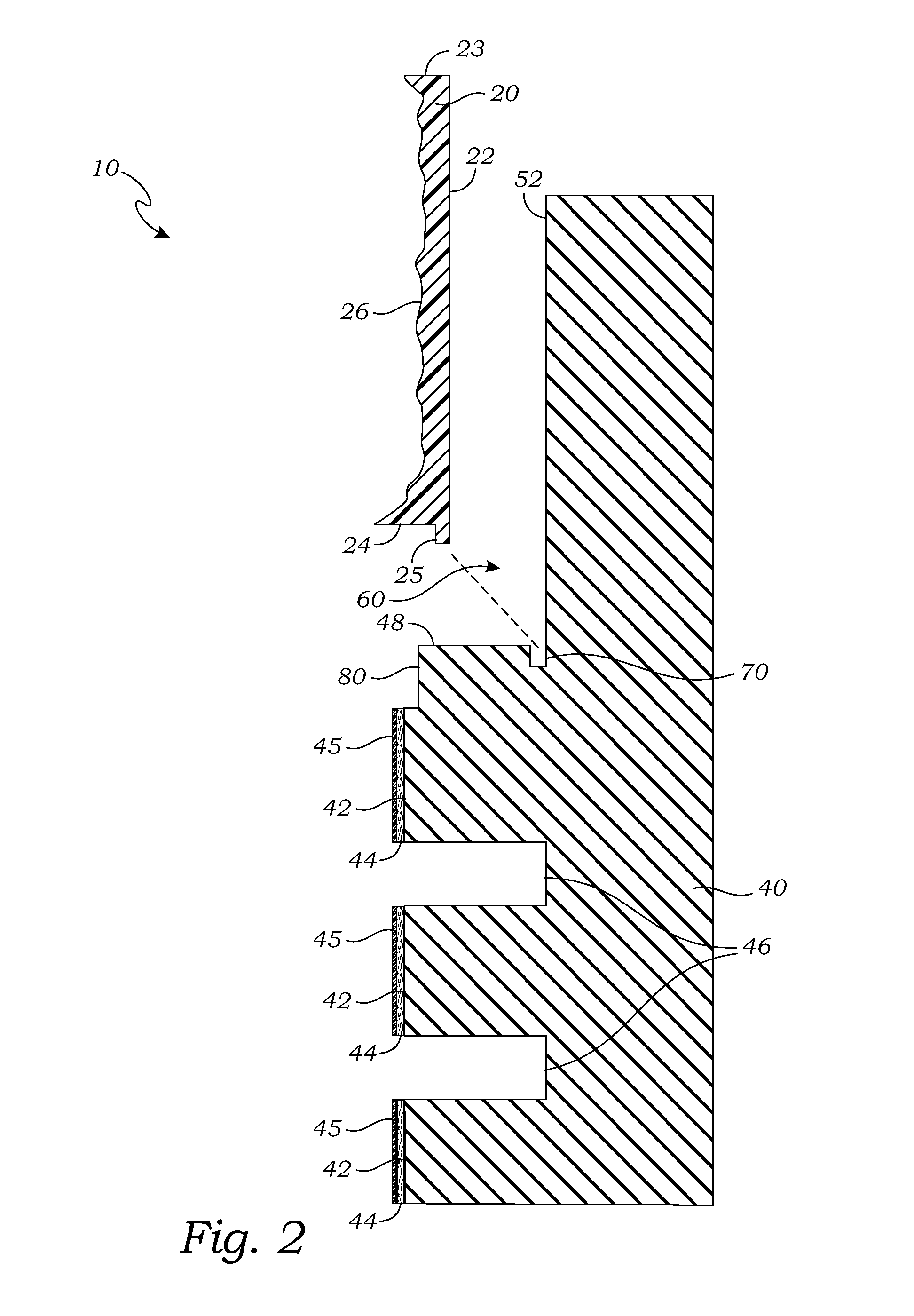 Edge form system for forming simulated stone coping