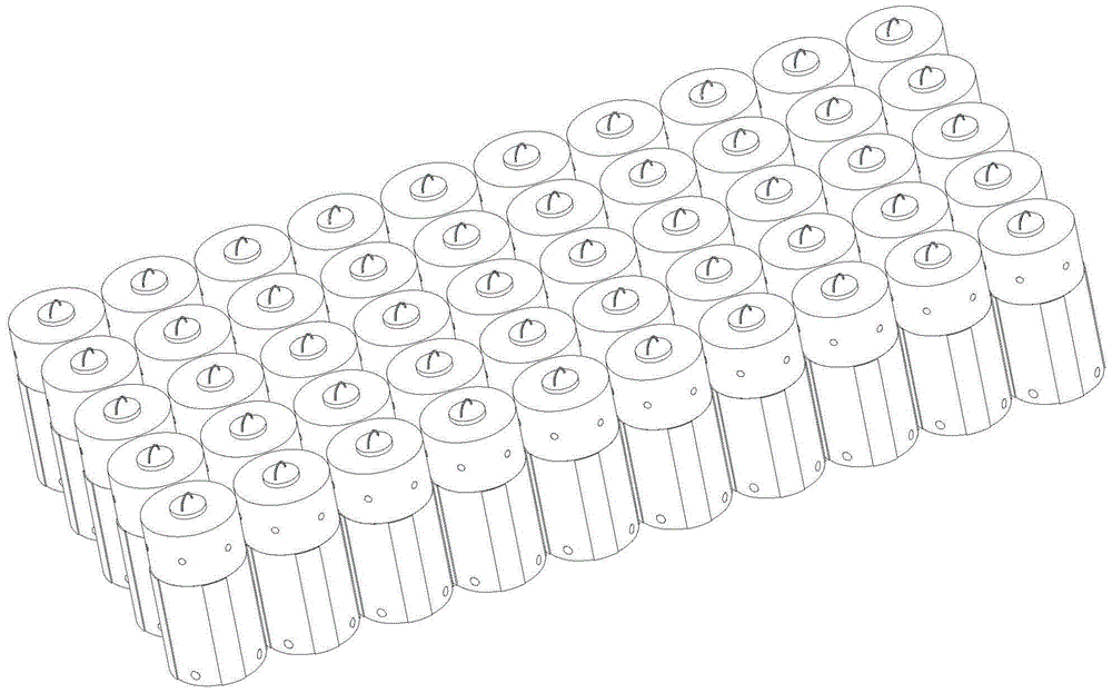 row of moxibustion jars