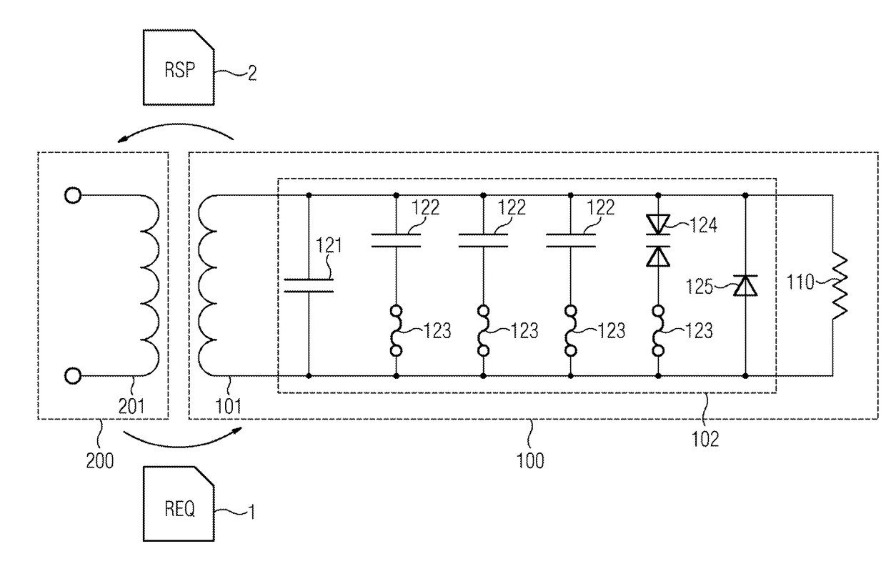 Transponder and Method for Tuning the Radio Transponder