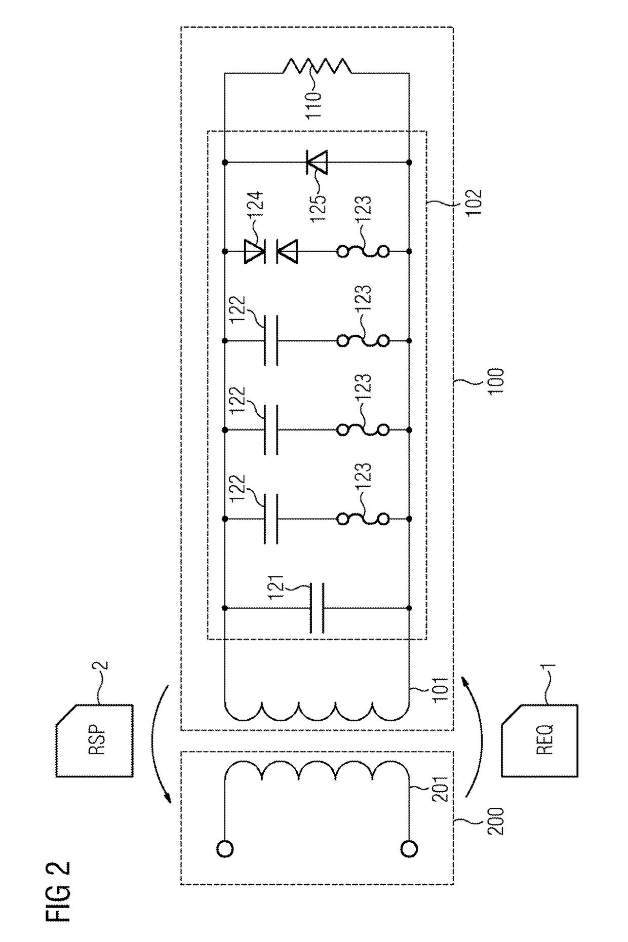 Transponder and Method for Tuning the Radio Transponder