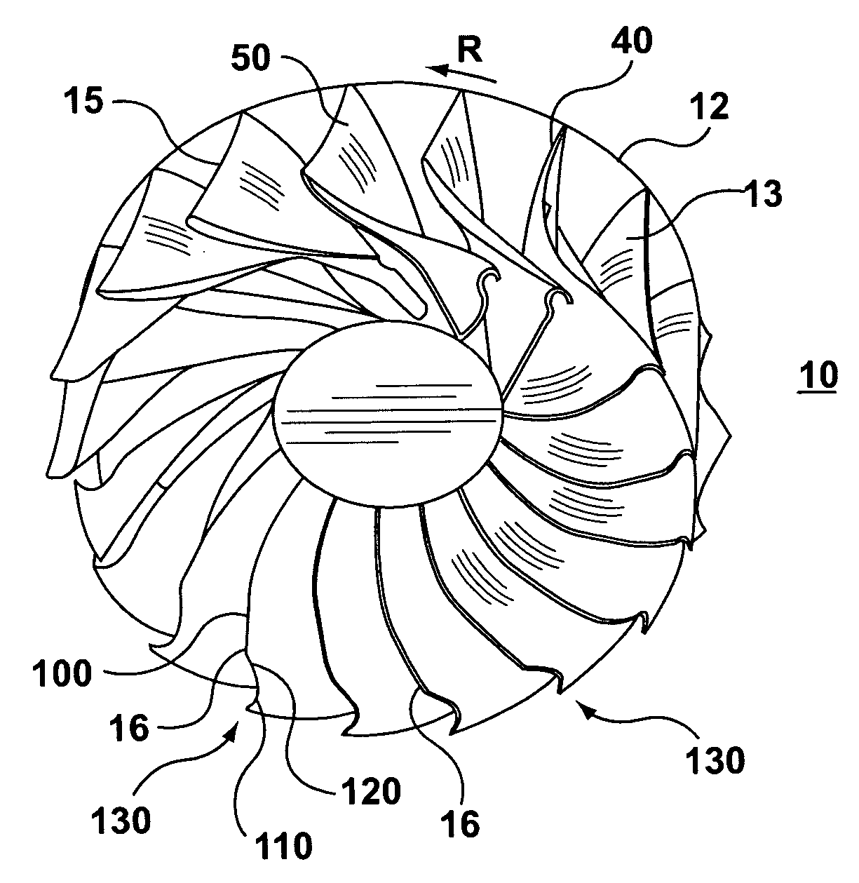 Runner for francis type hydraulic turbine