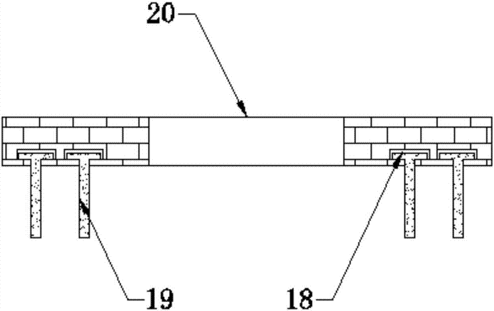 Electromechanical equipment installation supporting base with heat dissipation function