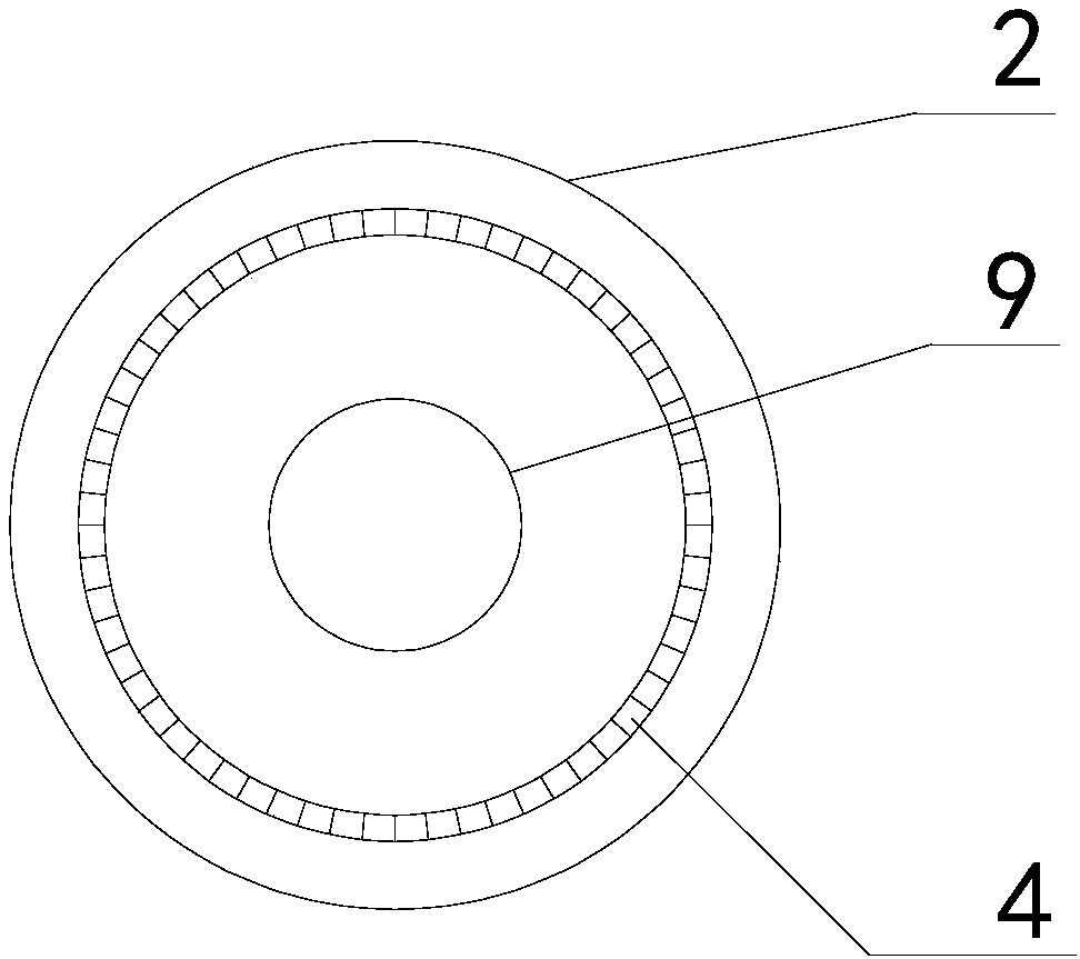 Directional rod conveying device for copper rod rolling mill