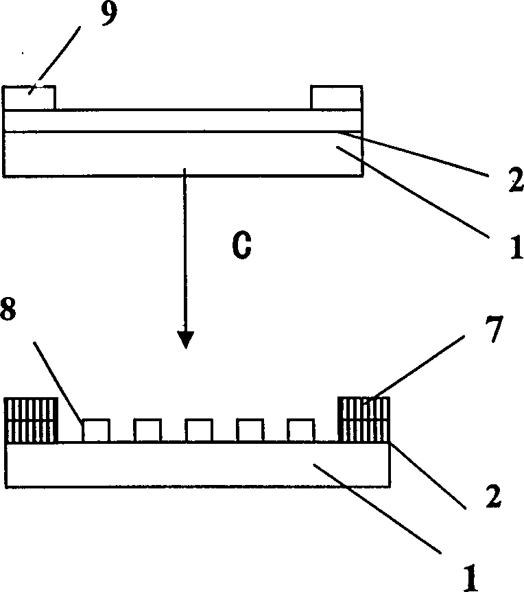 Method for manufacturing transparent anode and electrode lead wire of organic luminescent display unit