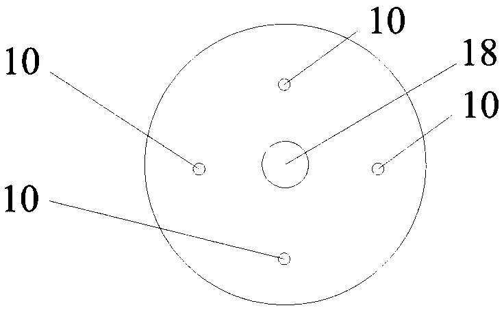 Overlaid soil sample preparation device and use method thereof