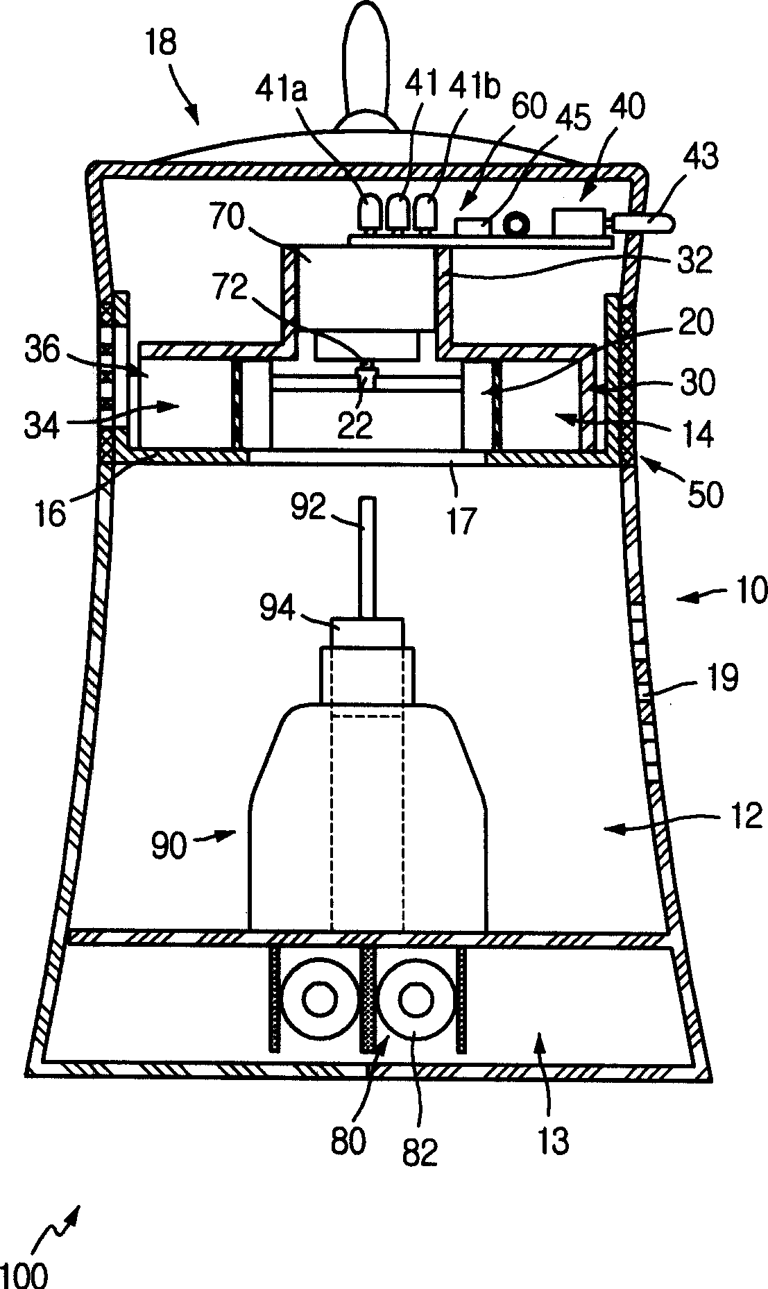 Multi-blade fan type air freshening device