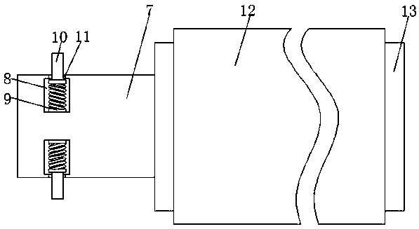 A chemical fiber winding machine for easy disassembly of winding shaft