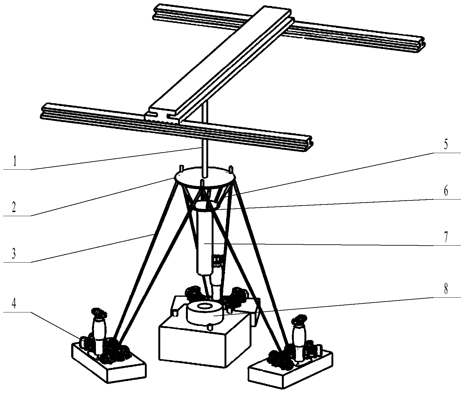 Two-stage parallel robot device applied to precision assembly