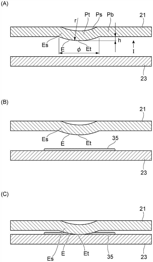 Spot welding method for aluminum material and aluminum material