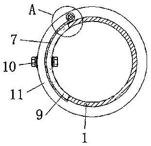 High molecular material extrusion molding device