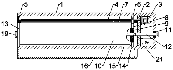 Postpartum hemostatic drainage device