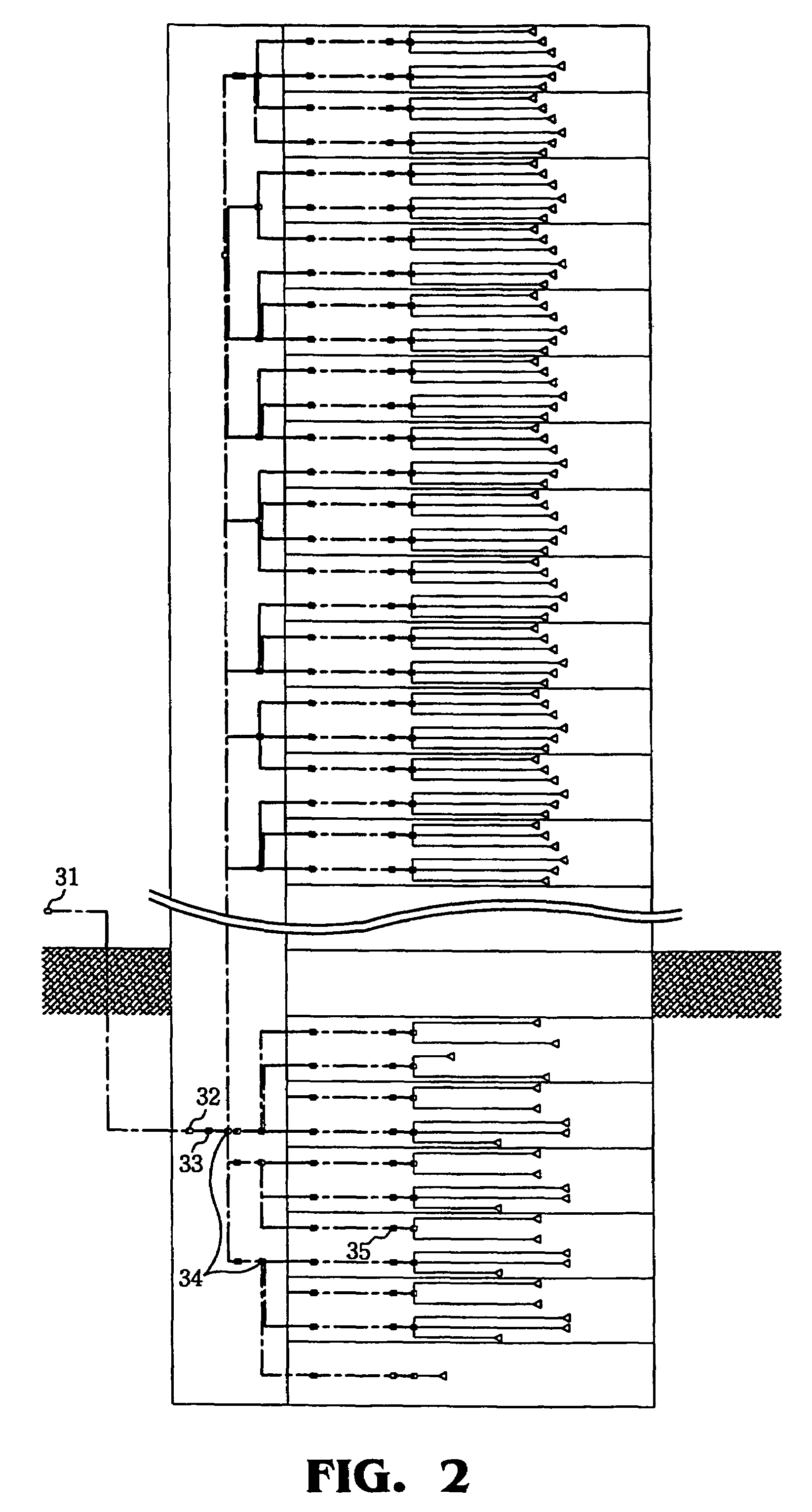 Multi-sector in-building repeater