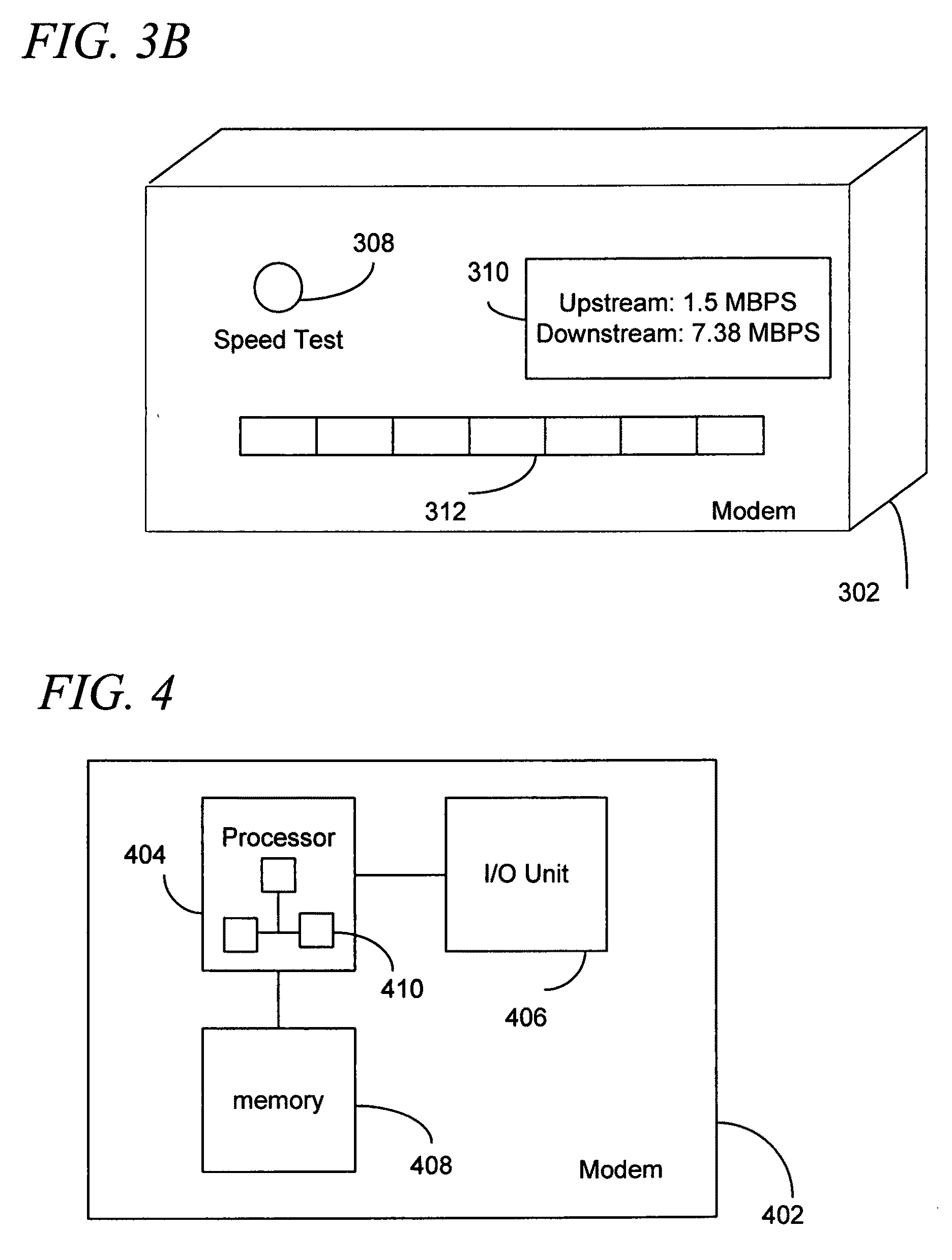 System and method for an integrated DSL/cable modem performance test