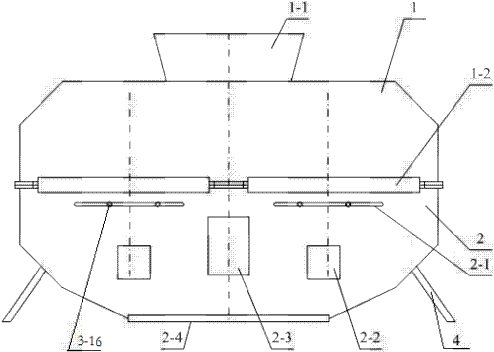 Coal gangue roller crusher in the type of built-in motor