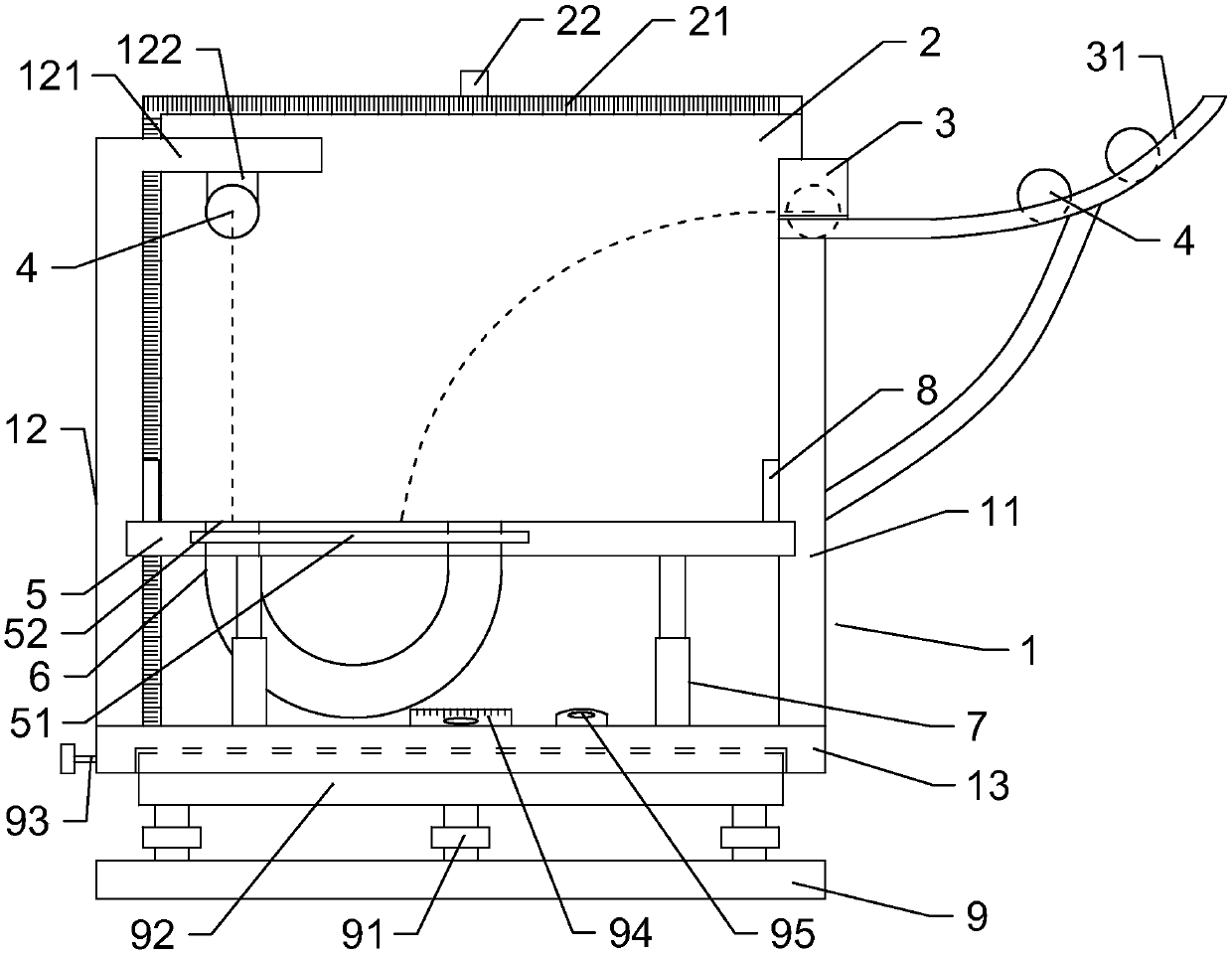 Small ball motion simulating device