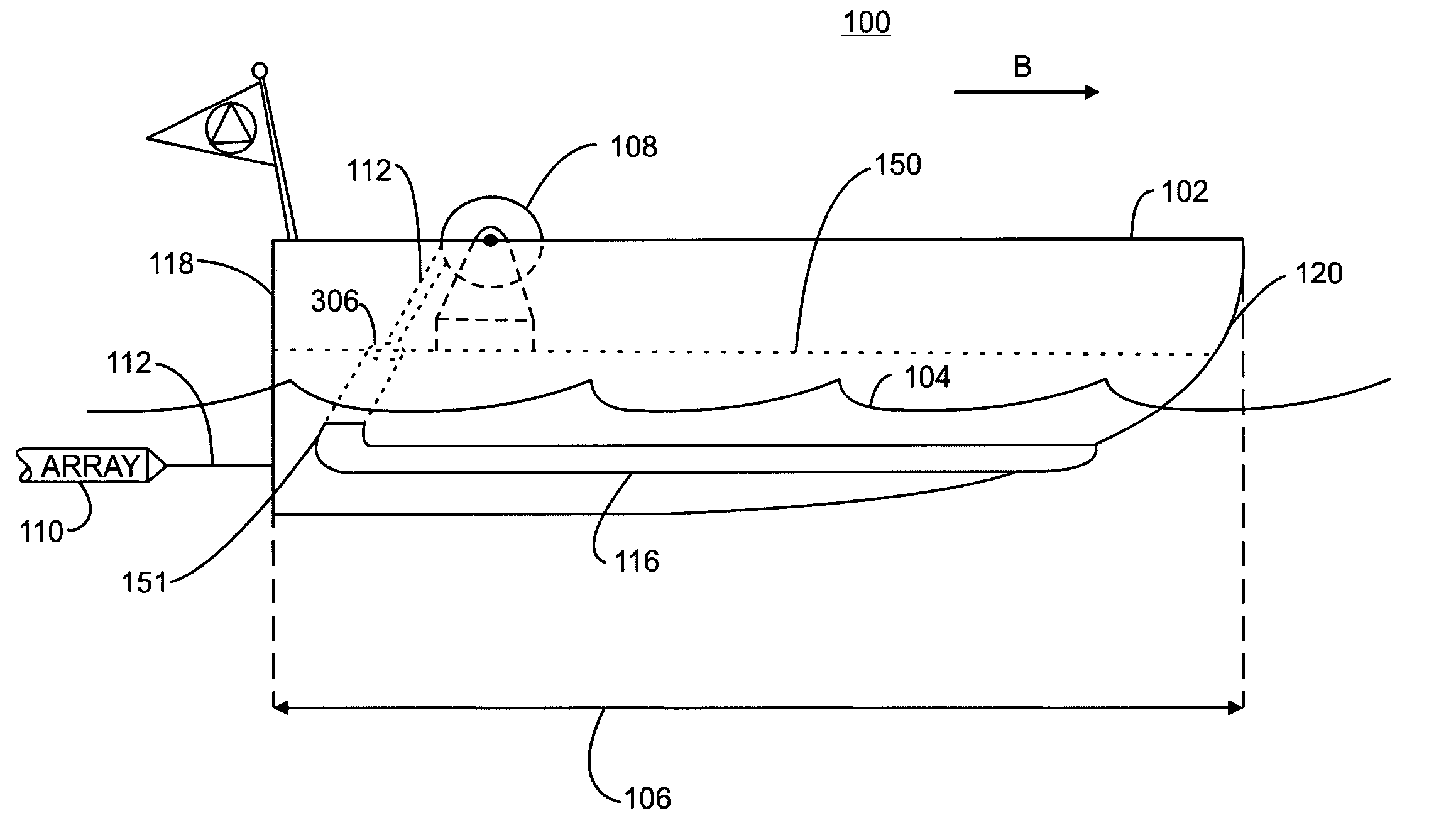 Towed array deployment system for unmanned surface vehicles