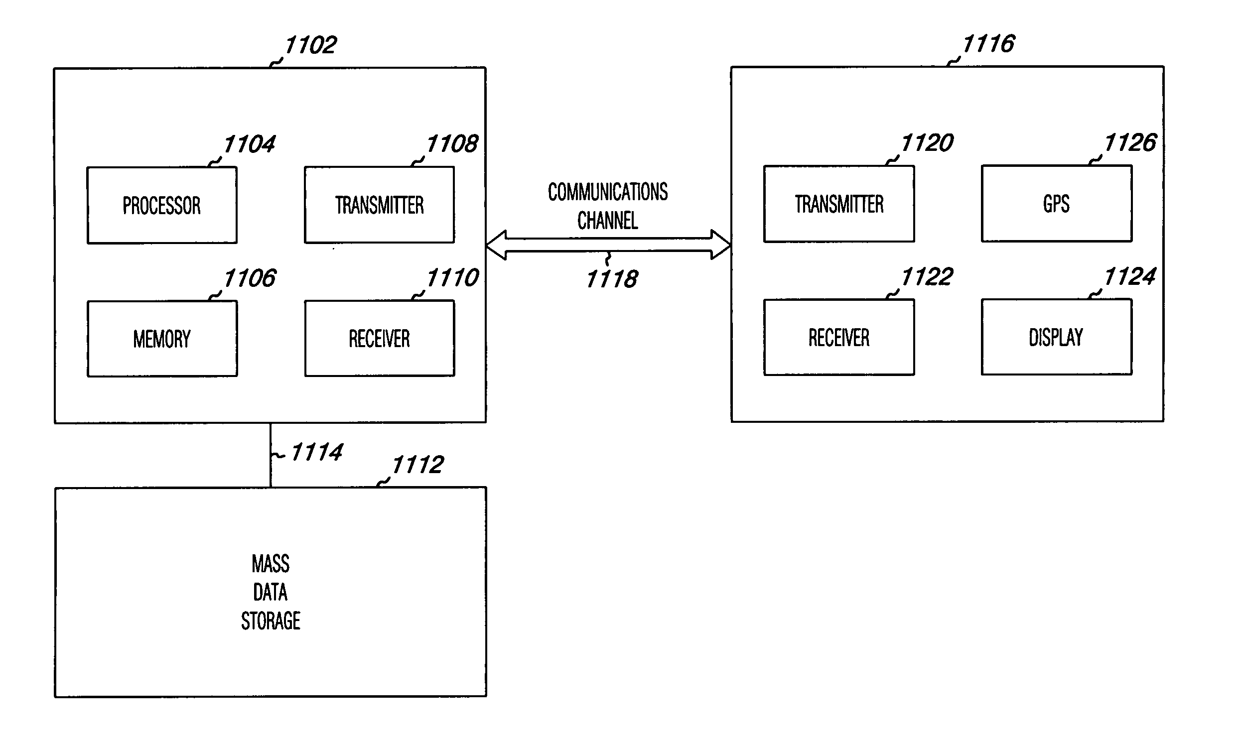 Portable navigation device with releasable antenna