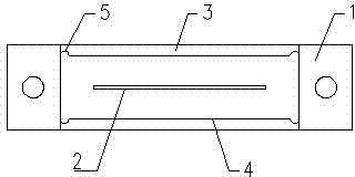 Carbon fiber plate anchorage device limiting tensioning block