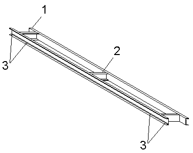 Ground assembly and installation method for air box and ash discharge pipes of chain grate