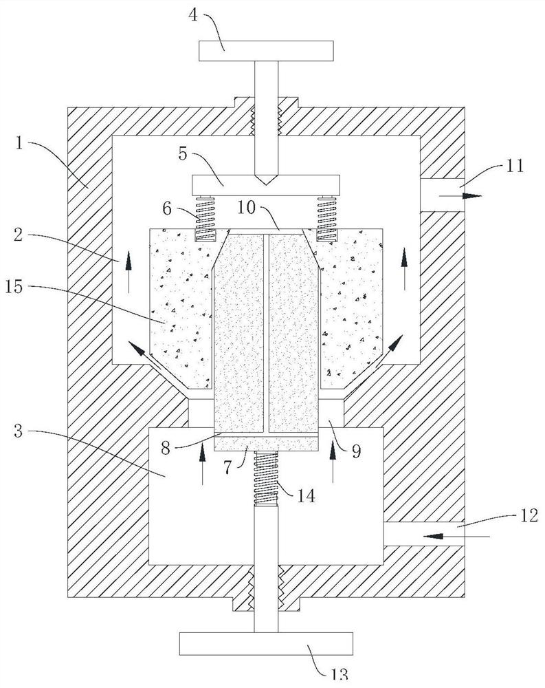 Two-way throttle valve and pantograph air supply control system formed by same