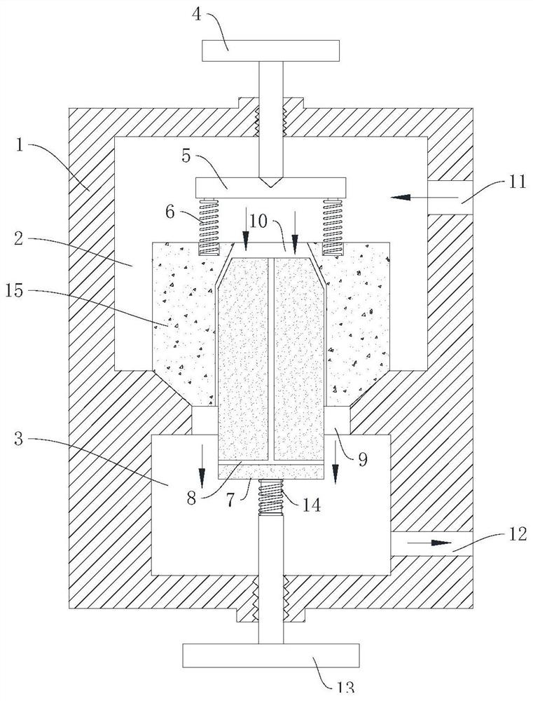 Two-way throttle valve and pantograph air supply control system formed by same