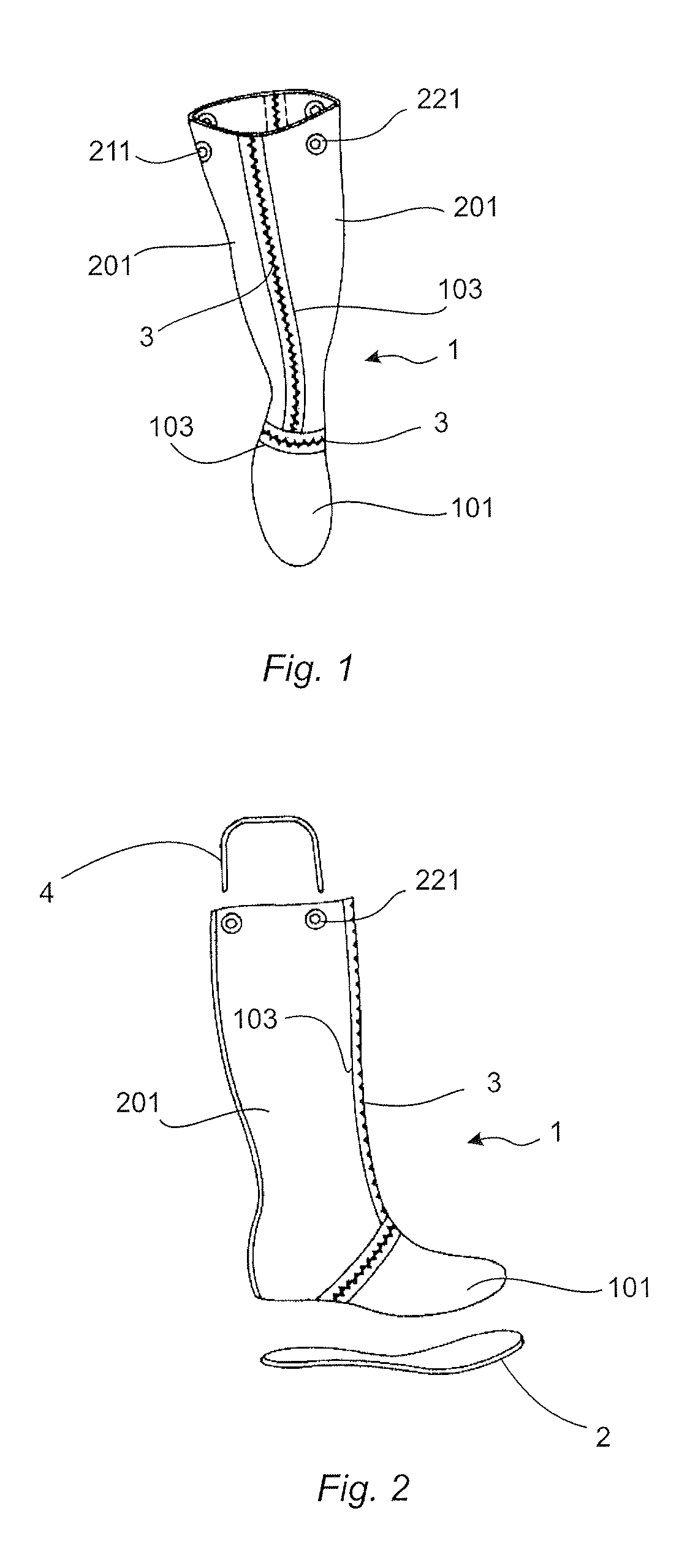 Waterproof footwear application