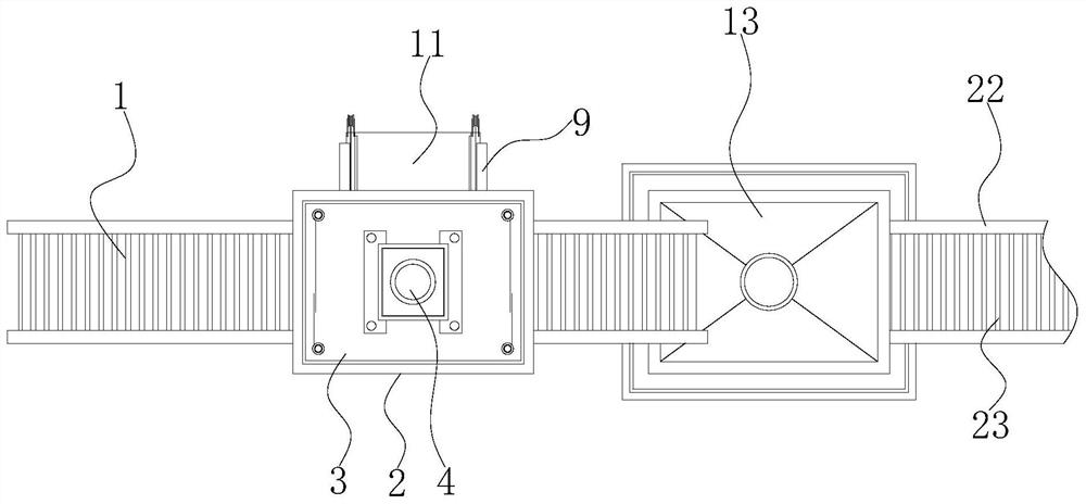 An intelligent packaging equipment with automatic detection structure for battery plate processing