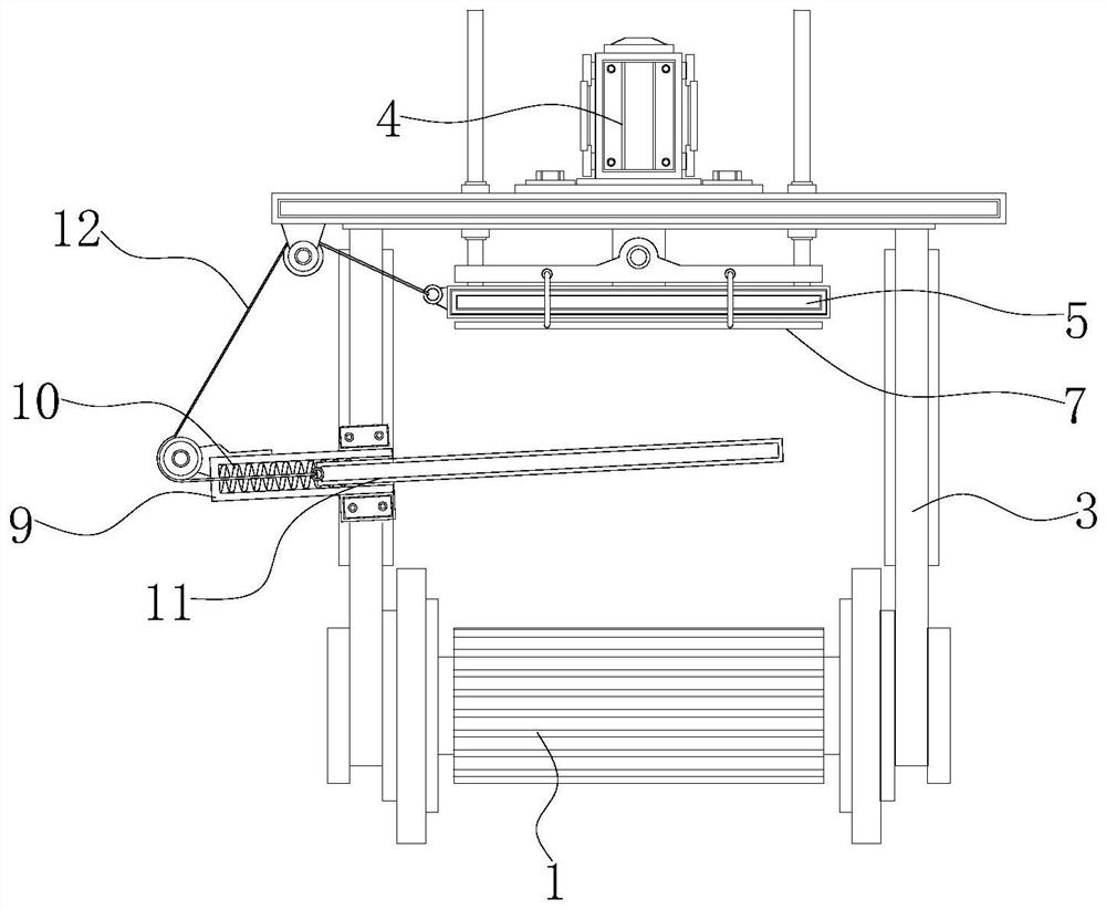 An intelligent packaging equipment with automatic detection structure for battery plate processing