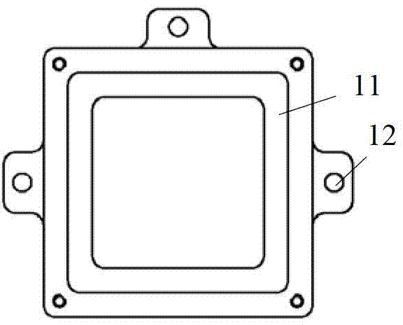 Vibration reduction testing device for chip type micro-gyroscope