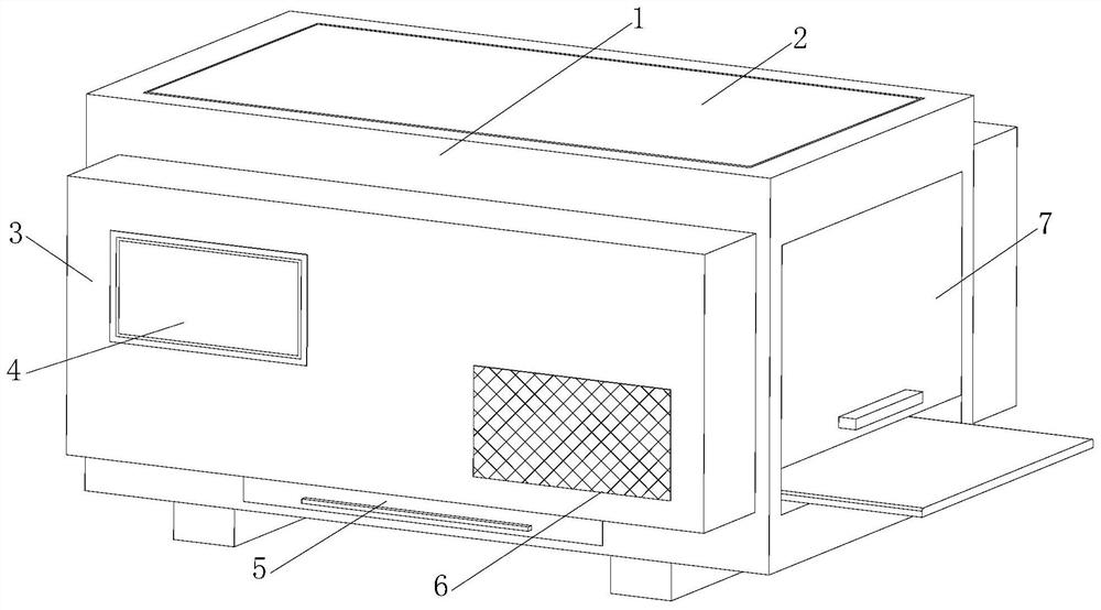 Metal plate derusting and painting processing equipment and using method