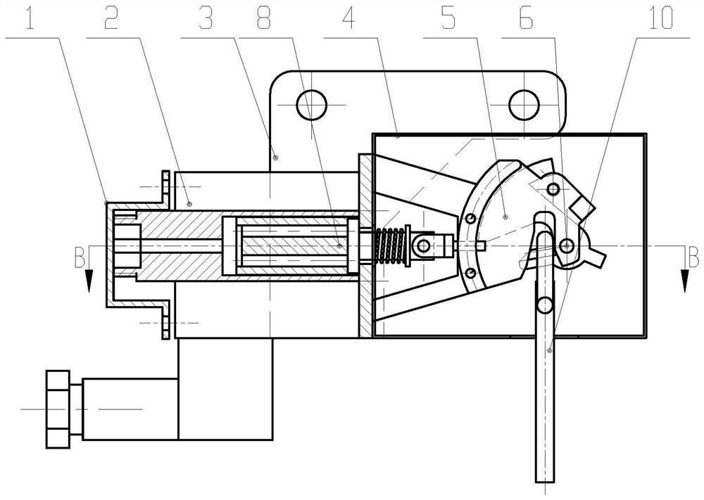 Electromagnet tripping mechanism capable of quickly hooking and using method