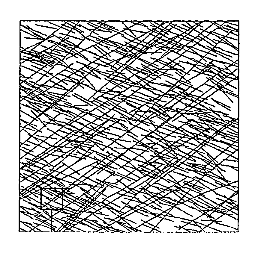 Method for generating a fractured reservoir mesh with a limited number of nodes in the matrix medium