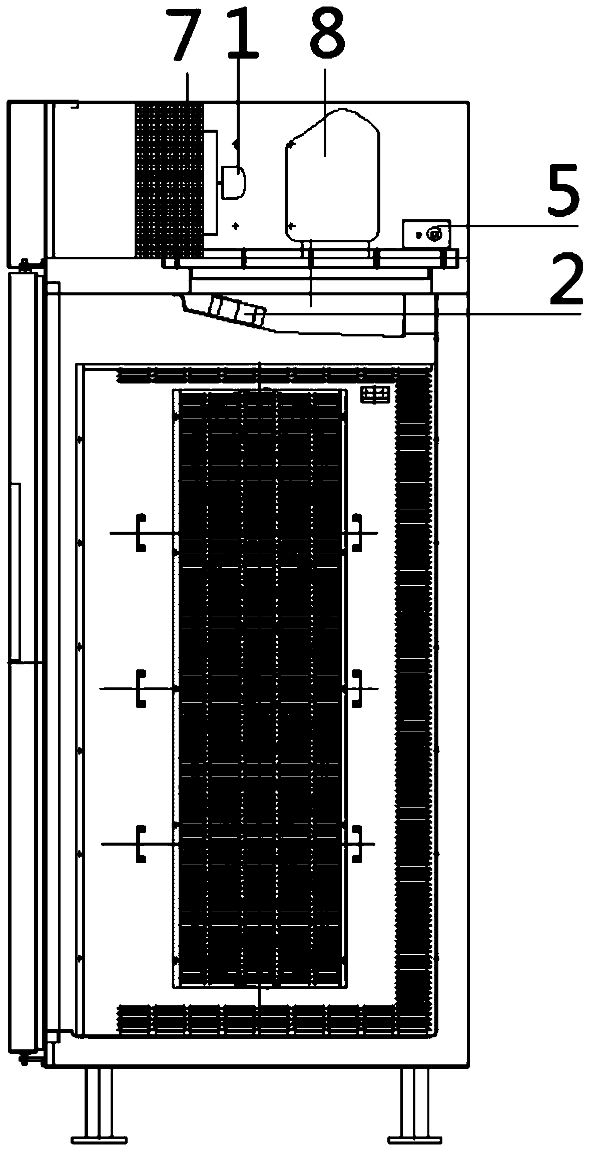 High-voltage electrostatic field food processing and purifying refrigerator