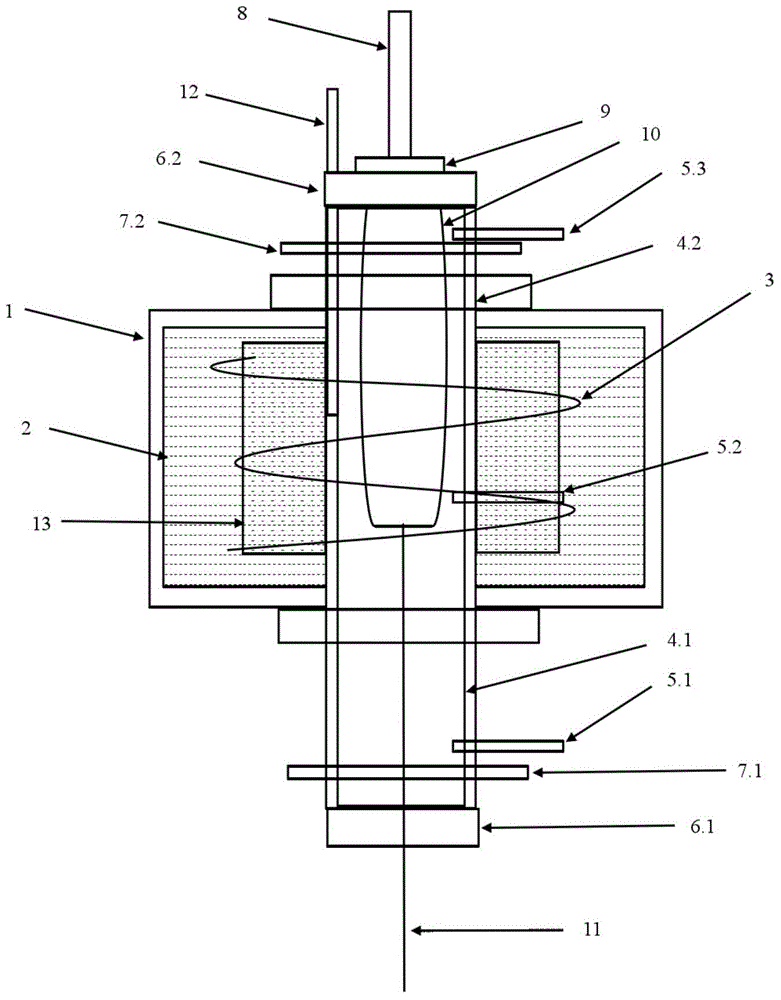 An optical fiber drawing furnace