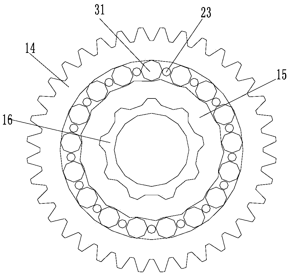 Electric Motorcycle Helical Wave Friction Transmission Adaptive Automatic Transmission Drive Assembly